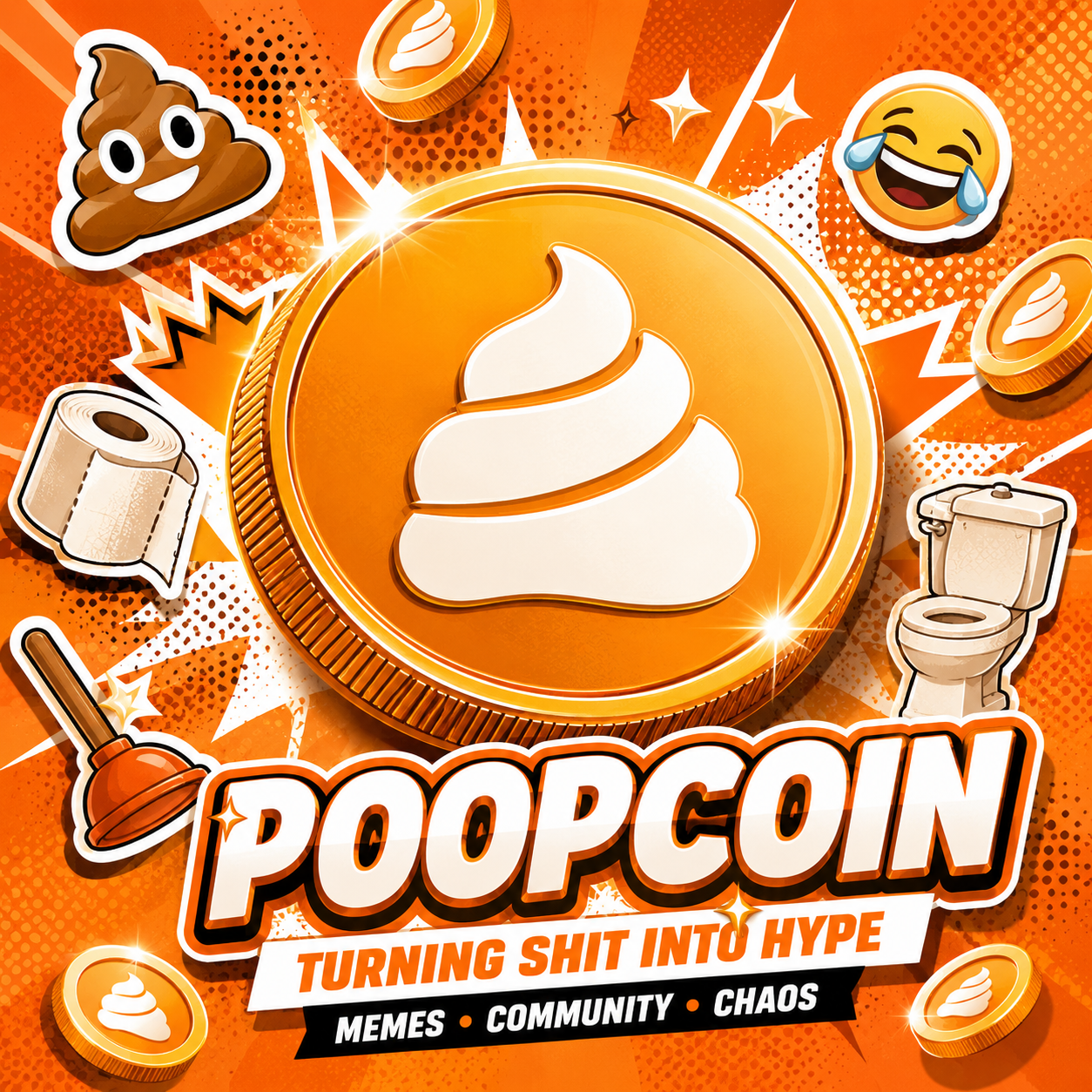 Poopcoin comic art